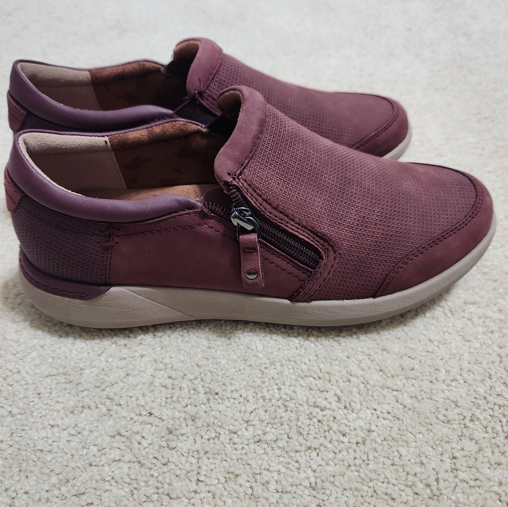 Cobb Hill by New Balance Women's Slip-On Sneakers in Burgundy